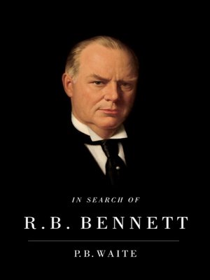 cover image of In Search of R.B. Bennett